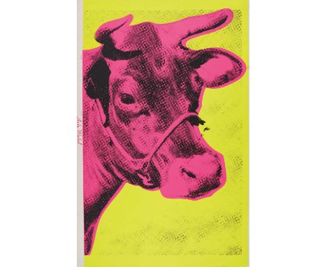 WARHOL, ANDY1928 Pittsburgh, PA/USA - 1987 New YorkTitel: Cow. Datierung: 1966. Technik: Farbserigrafie auf Tapete. Darstellu