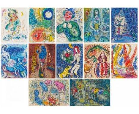 CHAGALL, MARC1887 Witebsk - 1985 St. Paul de VenceTitel: Cirque. Datierung: 1967. Beschreibung: Buch mit 23 Farblithografien 