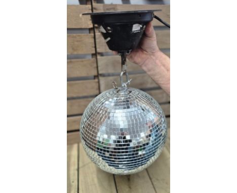 Vintage Shower mirrored disco ball boxed, comes with hanging mechanism 