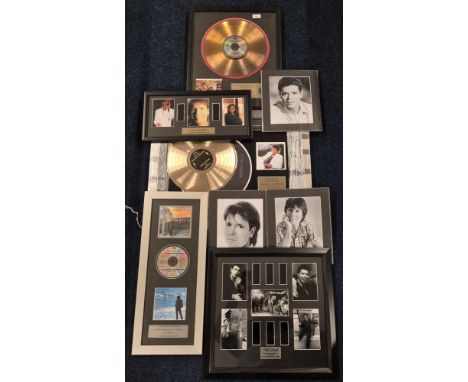 A collection of music artist Records &amp; pictures by Michael Jackson &amp; Cliff Richard 