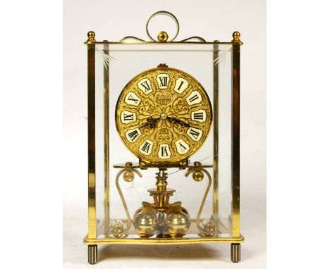 A 1980s Kundo 400 day anniversary clock, 20cm high. 