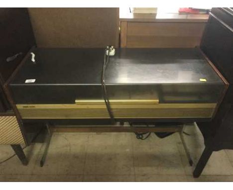 A record player and tape deck 