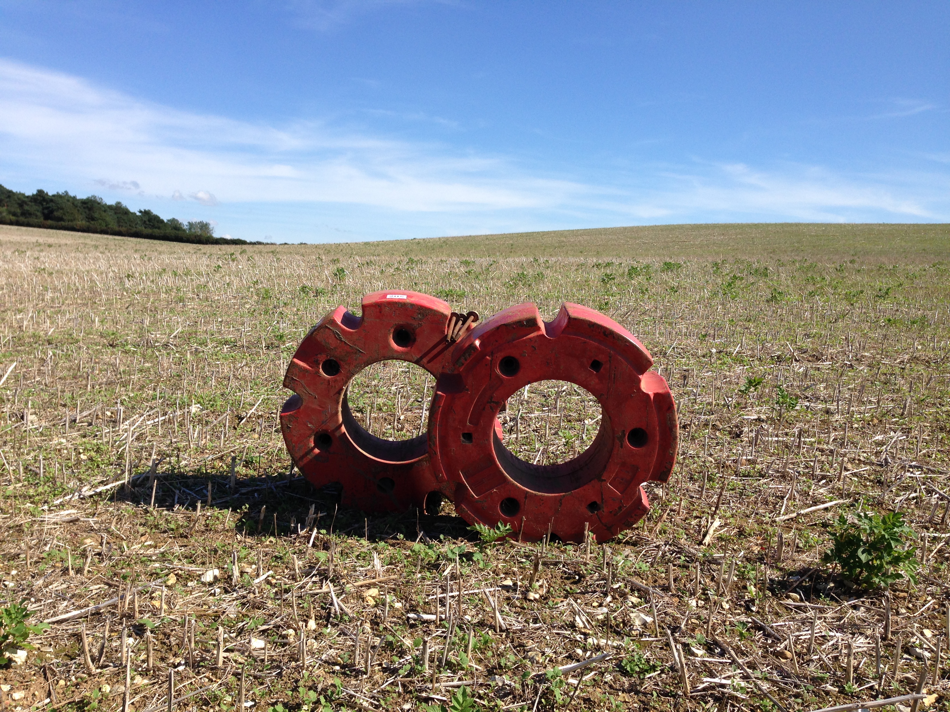 Set Fendt rear wheel weights