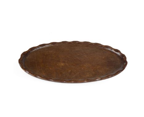  STANLEY WEBB DAVIES (BRITISH 1894-1978) TRAY, 1931 incised artist's mark, and monogram of Richard (Lil' Dicky) Cloudsdale, o
