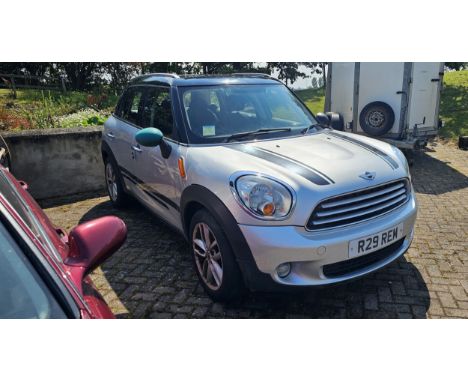 2011 Mini Countryman Cooper Diesel, 1600cc. Registration number AK61 FHN. VIN number WMWZD32030WL41669.Sold with the V5C, two
