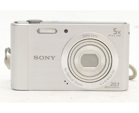 A Sony Cyber-shot digital camera, serial number 6418054 