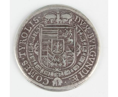 An Austrian States Karl Ferdinand silver thaler 1654, obverse with half-length portrait, reverse with shield of arms.Buyer’s 