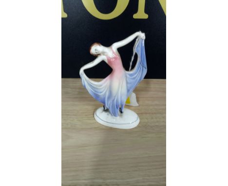 VINTAGE 'KATSHUTE' DANCING GIRL FIGURE 