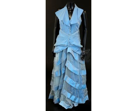 † Up at the Villa (2000) Principal costume worn by the leading character 'Mary Panton', portrayed by Kristin Scott Thomas. Th