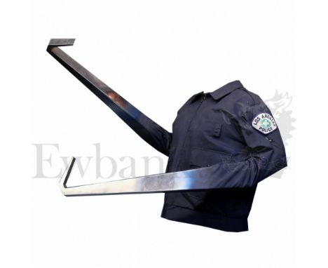 † Terminator 2 - 3D Battle Across Time (1996) Hero Claw Arm Police Jacket worn by Robert Patrick in his seminal role as the T