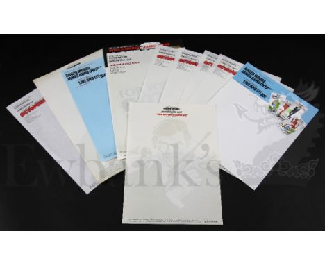 † James Bond (1973 - 1983) Original production letterheads for Live and Let Die (2 different styles), The Man with the Golden