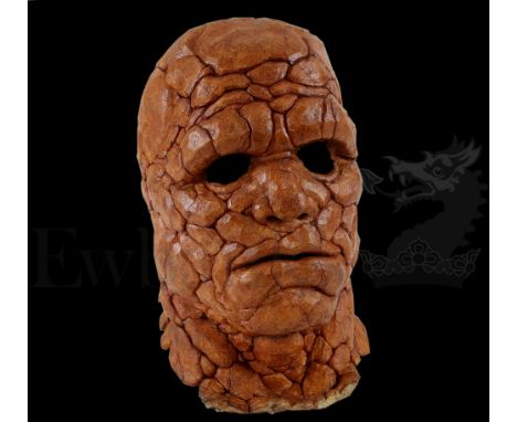 † Fantastic Four Rise Of The Silver Surfer (2007) 'The Thing' (Michael Chiklis) full head mask of orange coloured rock format