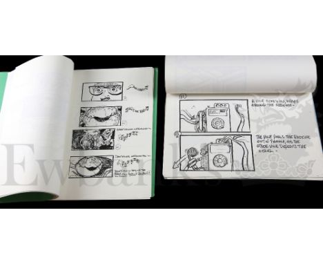 † Little Shop of Horrors (1986) Two production used bound sets of storyboards. 'Death of Audrey', fifty two pages with a hand
