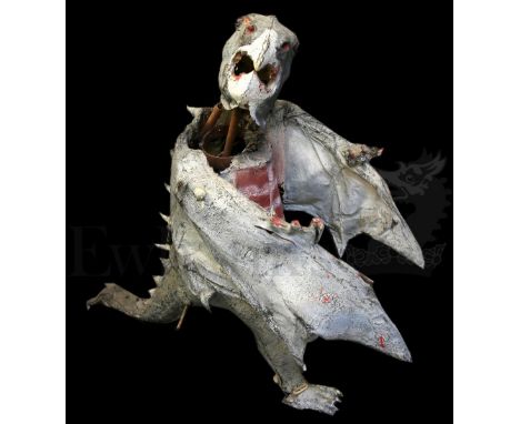 † At The Earth's Core (1976) Full size Mahar Creature. In the film, The 'Mahar' keep primitive humans as their slaves through