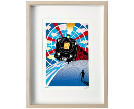 Tadanori Yokoo (B.1936), Lithograph. Signed (lower right) Image Size: 10 by 7 in. (25 by 17cm.) All measurements are approxim