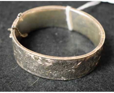 A Victorian Sterling silver bangle