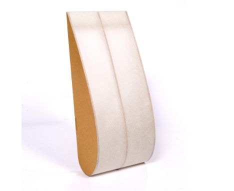 Anish Kapoor (b.1954) Teardrop table lamp wood and parchment monogrammed one of nine designs by leading British sculptors for