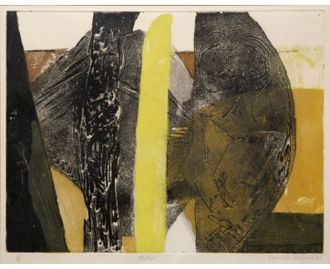 Christine Hodgson (20th Century) 'Melons', 1961 6/10, signed, titled and numbered etching and aquatint 37.5cm x 49.5cm.