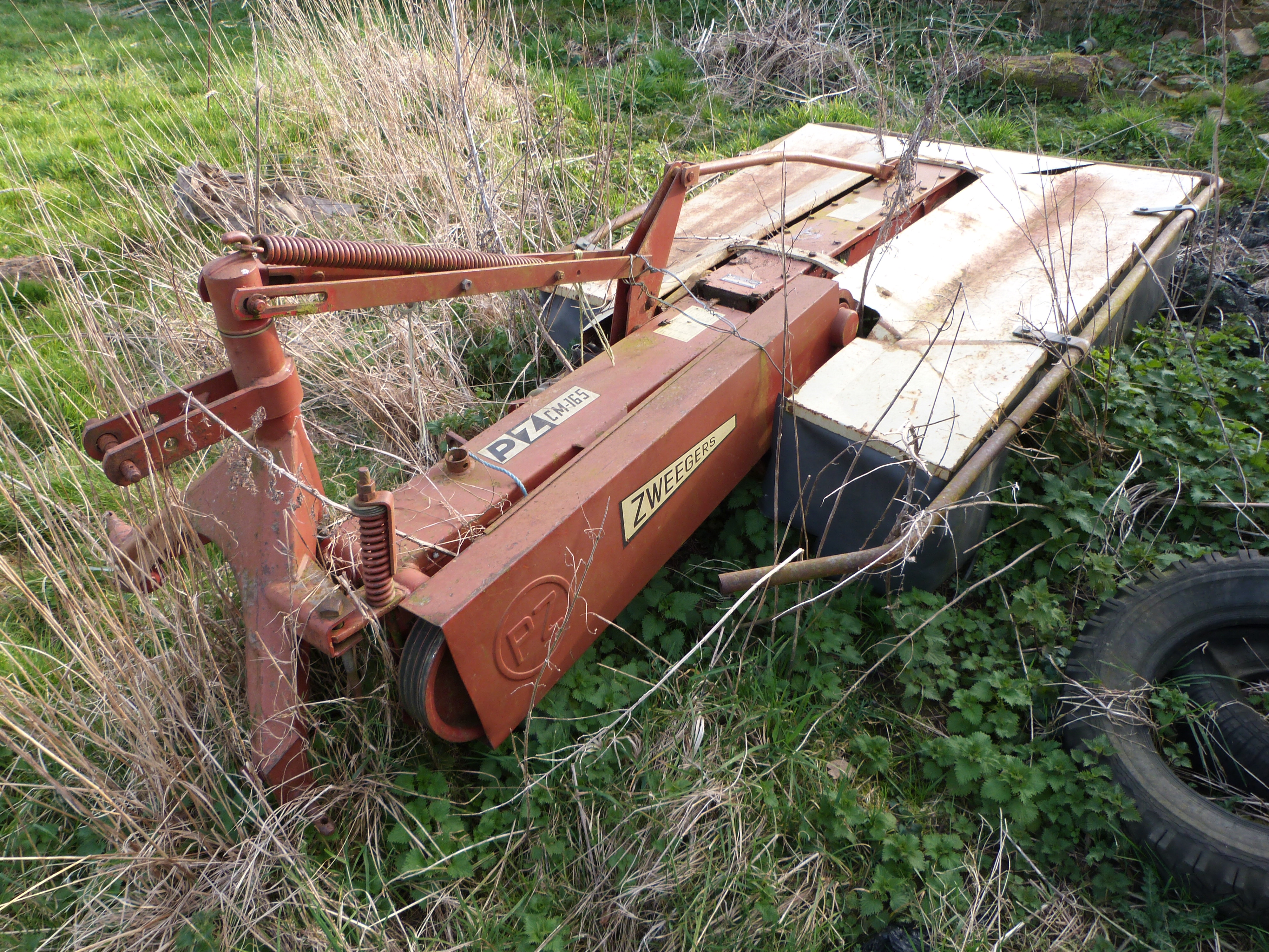 A PZ Zweegers CM165 drum mower
