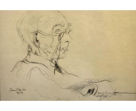 James Miller R.S.A., R.S.W., (Scottish 1893-1987), Portrait of Roderick MacDonald of Dunvegan, signed, inscribed and dated 19