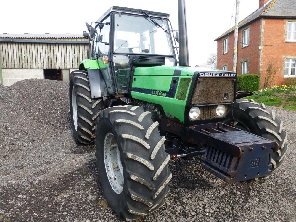 DEUTZ DX 606 4WD TRACTOR R/N J430 EYA