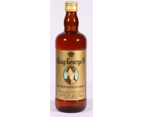 King George IV blended Scotch whisky from the Distillers Agency Limited of Edinburgh 70 proof, 23 2/3 fl. ozs.