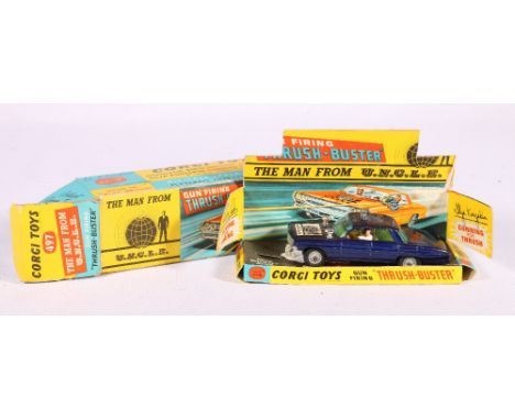 Corgi Toys 497 The Man from UNCLE's Thrush Buster Oldsmobile Super 88, boxed with pictorial diorama, no ring.   CONDITION REP