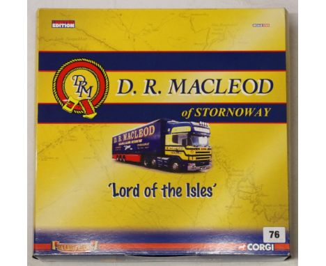 Corgi 1:50 Hauliers of Renown Gift Set CC99174 D R MacLeod of Stornoway DAF 95XF, Scania Topline, Clayton tanker and Fridge T