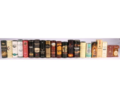 Twenty single malt scotch whisky miniatures to include TORMORE 1989, Signatory Vintage, 43% vol, GLENFARCLAS 10 y.o. 40% vol,