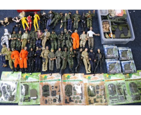 21st century Toys Action and Adventure figures including Barak Obama, Army men, Zombie, Vladimir Putin, lingerie dolls etc, 1