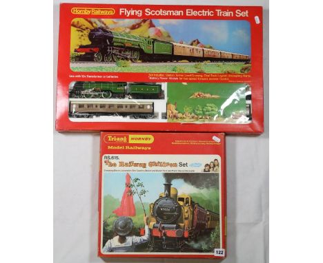 Tri-ang Hornby OO gauge model railways R5615 The Railway Children set, boxed and Hornby R549 FLying Scotsman set, boxed. (2)