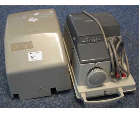 Aldis slide projector.