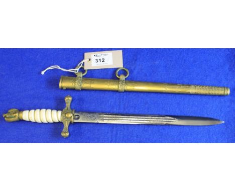 Copy of a Second World War period German Naval Officer's dress dagger.