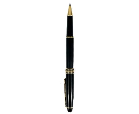 A Mont Blanc Meisterstuck roller ball pen. Length 13.25cm.
