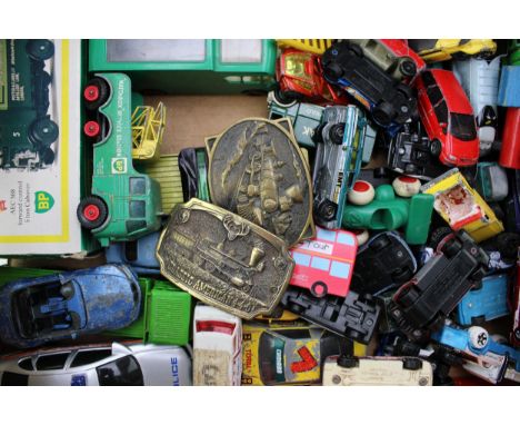 A collection of Corgi, Matchbox and other die cast model cars. (Qty)  Condition ranges from good to very good