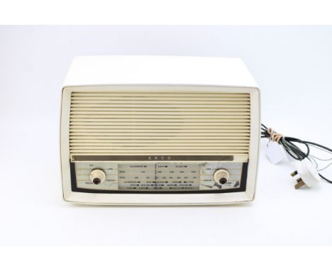 Vintage Ecko Bakelite radio c1960s  very good condition but missing tuning button and vendor stated as working