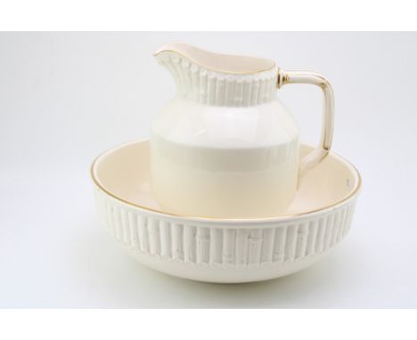 Copeland "Ashburne" pitcher and washbowl, 1876 Diamond Rd. No Incised 1882, 29cm tall, 39cm diameter.  Of first quality with 