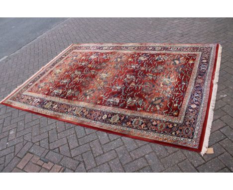 A quality Oriental Afghan style rug / carpet by 'Chagai' for Wilton Rugs, made in Belgium 200cm by 280cm.  A fabulous rug in 