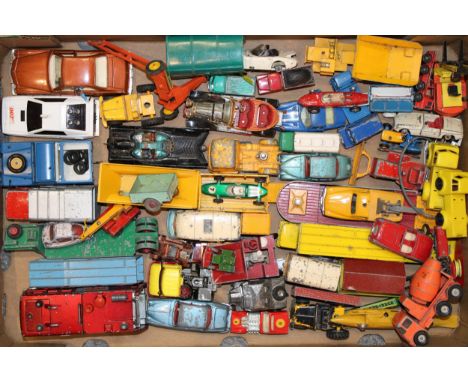 A collection of vintage die cast model vehicles to include Corgi Toys, Matchbox, Dinky Toys and other similar manufacturers, 