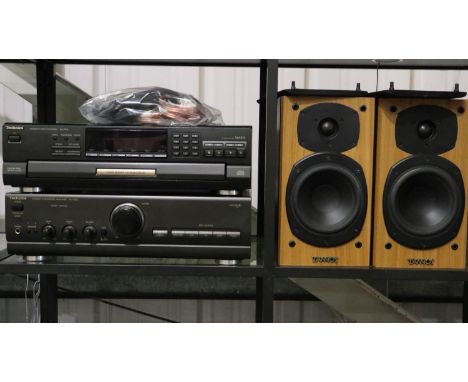 Technics SU-V620 Class A amplifier with a Technics SL-PD9 MASH 5disc CD player and a pair of Tannoy Mercury M1 Cherry speaker