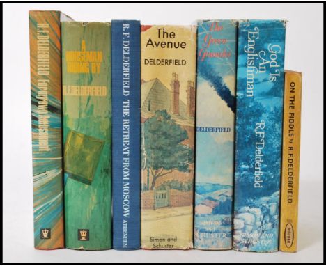 A selection of hardback novels by R. F. Delderfield to include 'God is an Englishman' first US edition published by Simon &am