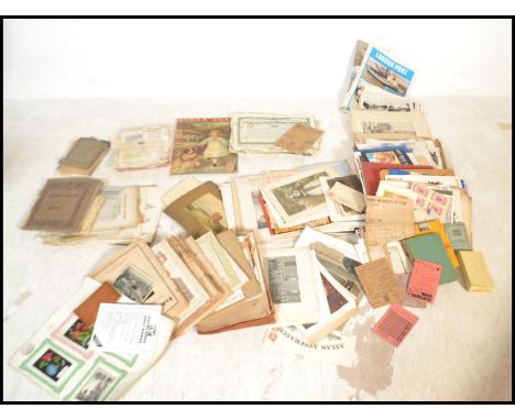 Old Commercial paperwork, ephemera, maps, prints, share certificates and more. Huge box (23Kg) with massive assortment.&nbsp;
