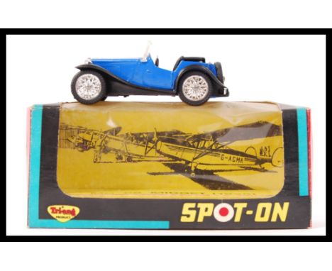 A vintage original Spot-On scale diecast model car , 279 MG PB Midget ( 1935 ). Appears mint within the original box. t