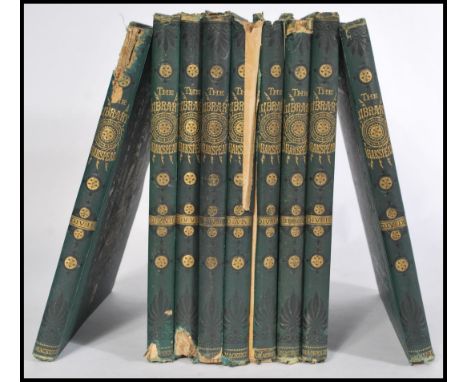 The Library Shakespeare London William Mackenzie Illustrated By Sir John Gilbert George Cruikshank and R Dudley. Eight Volume