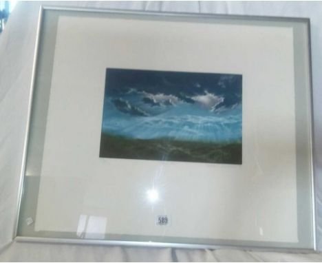 LIMITED EDITION COLOURED ETCHING BY SUSAN JAMIESON OF SHAP FELL.   SIGNED, INSCRIBED AND NUMBERED 