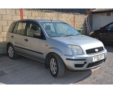 A 2005 Ford Fusion 2, 5 speed Manual, 4 cylinder 1.388 cc Petrol Motorcar, Registration YY54VCT, MOT Until 23rd July 2025, cu