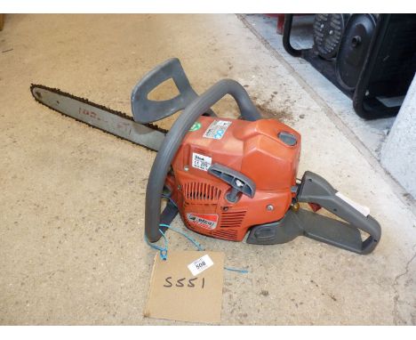 A "Efco" Chainsaw (chain brake working) 14" cutter bar, good compression 
