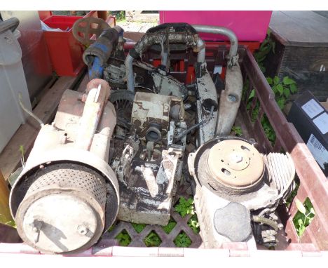 A quantity of Chainsaw engines, etc.