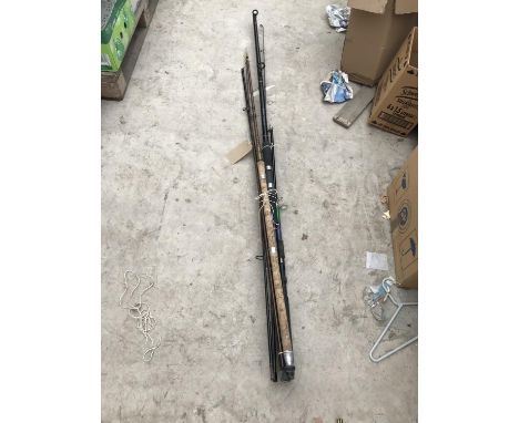 THREE RODS - A SHAKESPEARE O SERIES GRAPHITE, A SILSTAR MX3502-360 (3.6 METRE) AND A EUROMAXX JET 