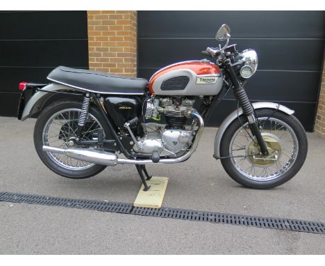 A 1969 Triumph T120 Bonneville Registration number VLF 71G Frame number 14788 Engine number 14788 V5C Original matching numbe